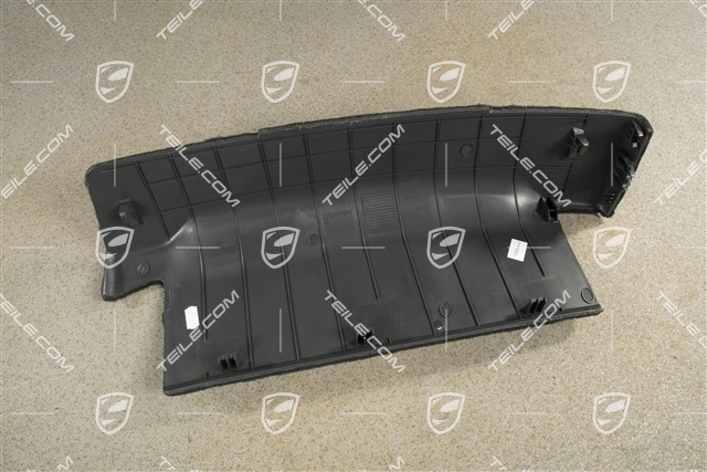 Verkleidung, Sitzgestell, Tuftingvelour, Schwarz, L