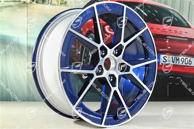 20" Carrera S Felge, 8,5J x 20 ET50, enzian bleu