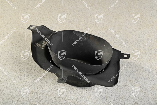 Końcówka tłumika, sportowy układ wydechowy, czarny chrom, L