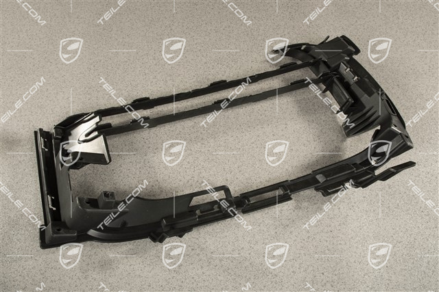 Turbo / Sport Design, Front bumper, side ventilation grille, Black matte, L