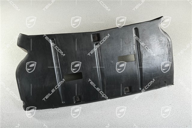 Lower engine guard, damaged