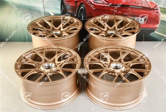 20"+21" GT3RS Felgen Satz, 10J x 20 ET45 + 13J x 21 ET31, Neodyme