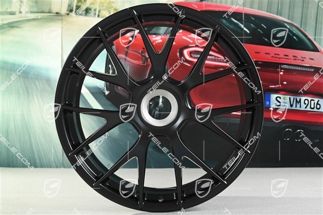 20" magnesium wheel rim, GT4RS / Spyder RS, 8,5J x 20 ET61, black satin matt
