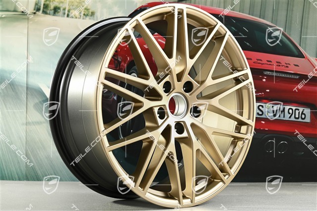 21-inch wheel rim, Cayenne RS Spyder Design, 9,5J x 21 ET46, neodyme