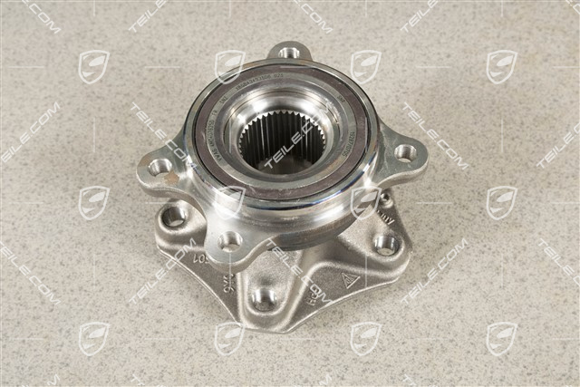 Piasta zwrotnicy, kompletna, L=R