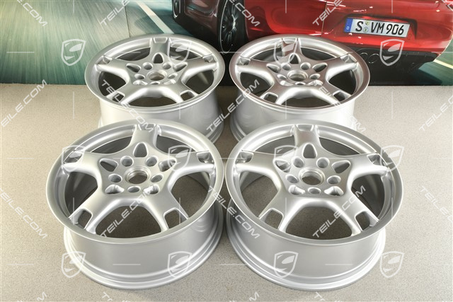 19" Komplet felg Carrera S, przód 8J x 19 ET57 + tył 9,5J x 19 ET46