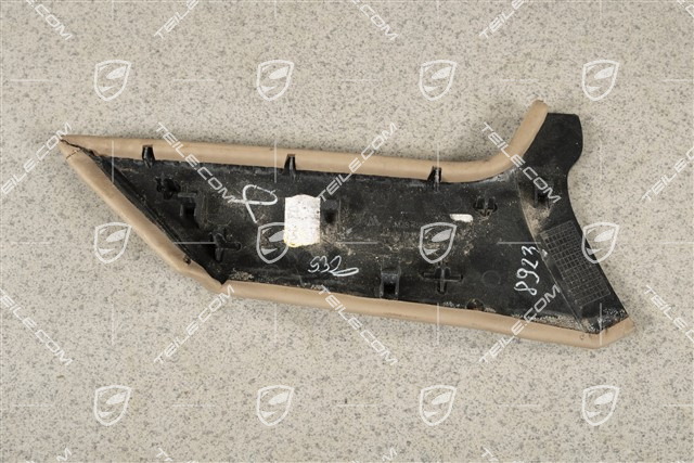 Mittelkonsole, Blende seitlich, Leder, Tartufo, hell, L