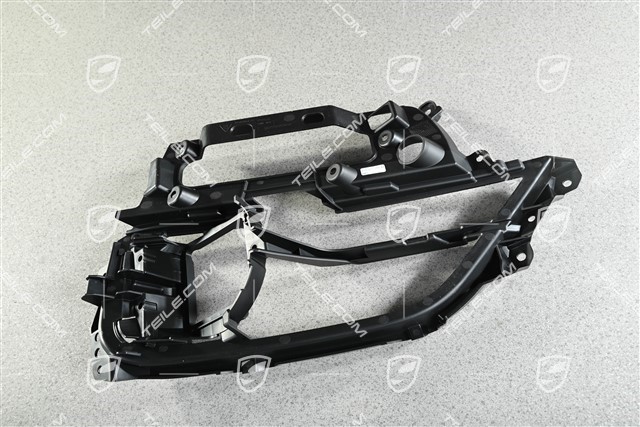 Turbo, Front bumper grille with ACC InnoDrive, Black matte, L