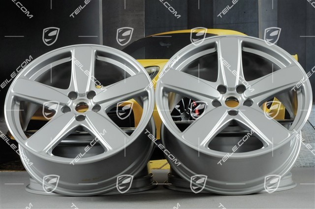 19" Felgensatz Macan SportClassic, 8J x 19 ET21 + 9J x 19 ET21, Silber Metallic