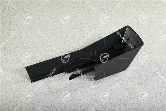 Abdeckung, Abdeckschiene für Vordersitz, Hinten, Satinschwarz
