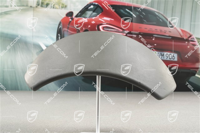 Instrumentenhutze, Leder, Steingrau