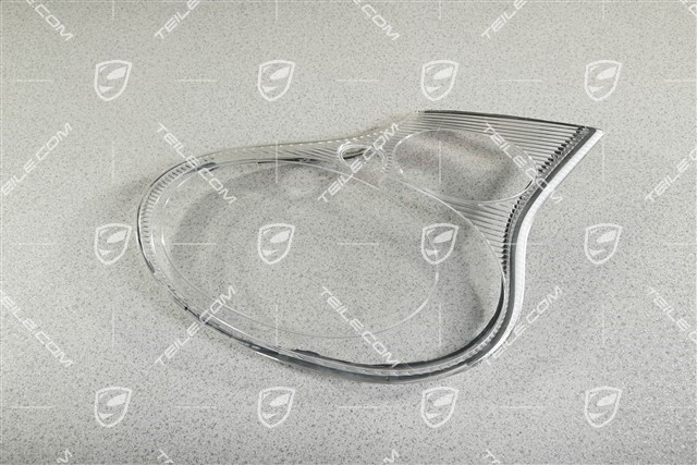 Litronic-Scheinwerferglas (Bi-Xenon), geriffelt, R