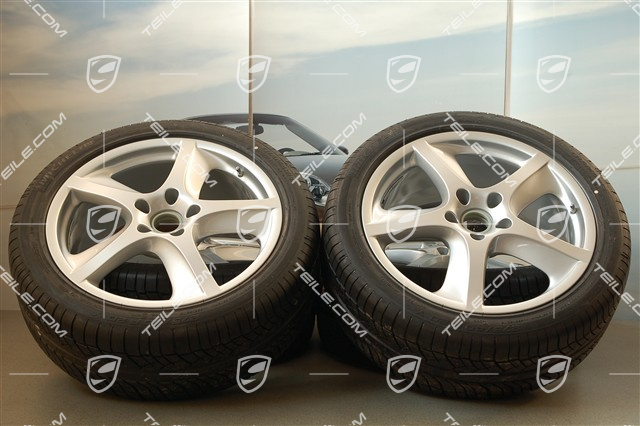 20" Komplet kół letnich Cayenne SportTechno, przód 9"+ tył 9", bez czujników ciśnienia