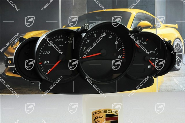 Instrument cluster, 5th-speed manual transmission, standard package, on-board computer