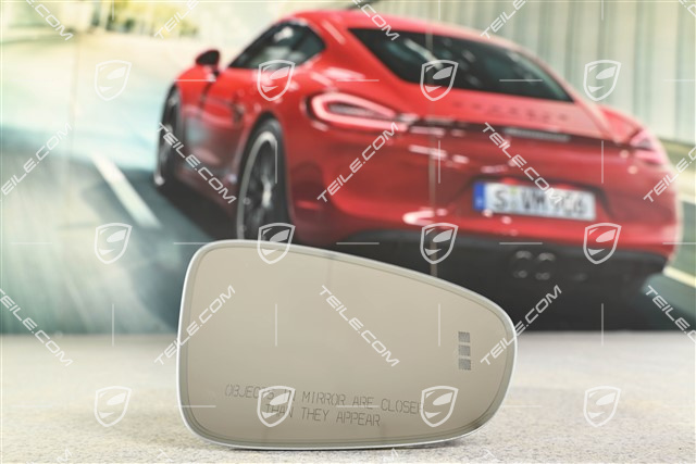 Türspiegel - Spiegelglas, konvex, Spurwechselassistent, Abblendbar, R