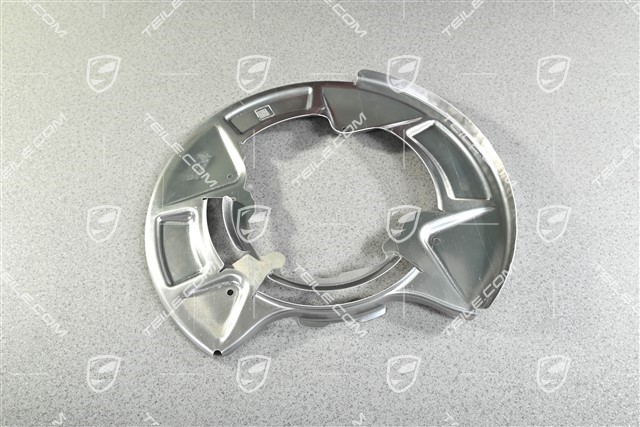 Rear axle disc brake protective plate, PCCB, R