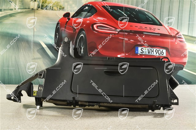 Ablagefach / Handschuhfach / Handschuhkasten, hinten, schwarz, L