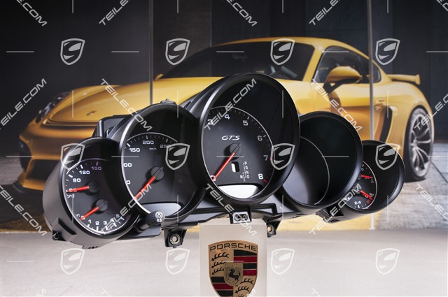 Licznik, czarne tarcze, Tiptronic, GTS 3.6 Turbo V6