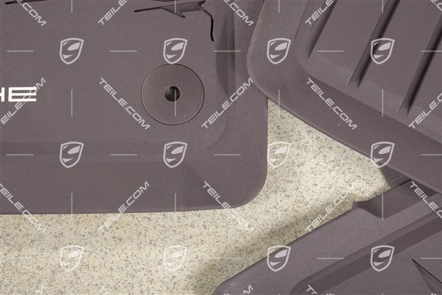 Gumowe dywaniki "na każdą pogodę", zestaw, fioletowy blackberry