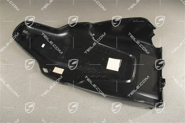 Front seat Backrest shell, sport seat, Dark silver, R