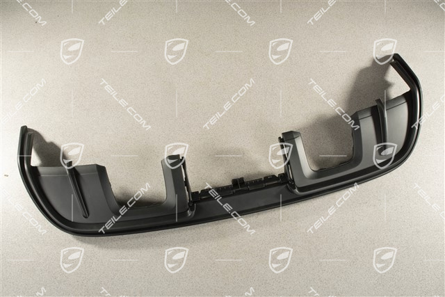 Stoßstange, hinten, Untere Abdeckung / Diffusor, Schwarzmatt, Spyder