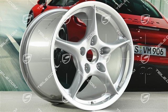 18" Komplet felg Carrera, 8J x 18 ET50 + 10J x 18 ET65