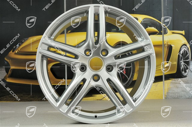 20" Felgensatz Turbo, 10,5J x 20 ET71 + 9,5J x 20 ET71, für Winterbetrieb, Brilliantchromlack