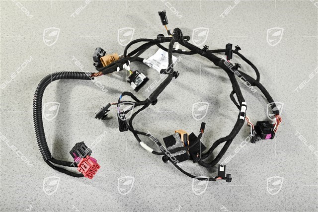 Wiring harness for electrically adjustable seat, L