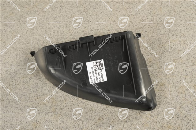 Air duct / Guide, Sport design package, Lateral, Black, L