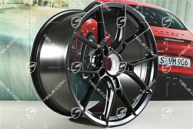 21" 911 Carrera Leichtbaurad - Felge 11,5J x 21 ET67, Schwarz Seidenmatt