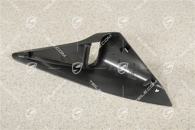 Osłona / blenda drzwi / lusterka, lusterko sterowane elektrycznie, Czarna, L