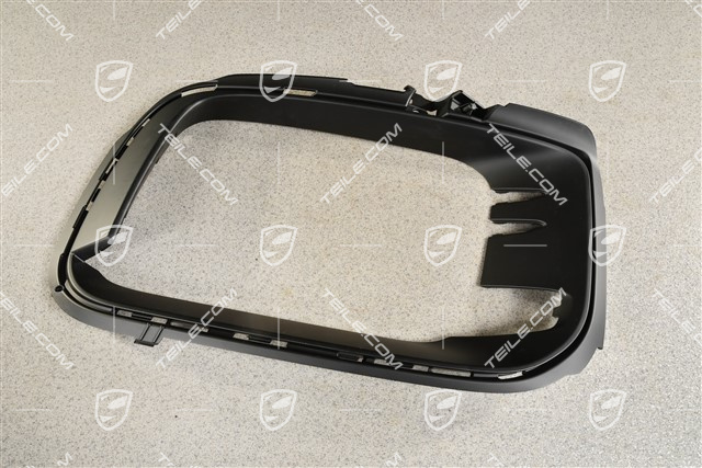 Turbo Sport Design, Front bumper, side ventilation grille, Black matte, L