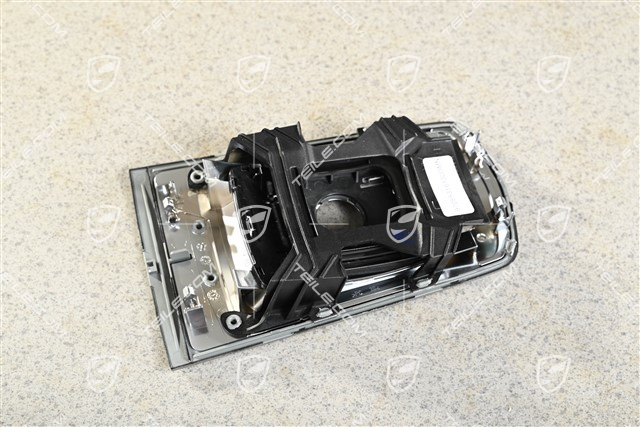 Cover shift gate, Tiptronic/PDK, Galvano silver