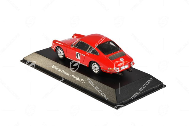 Porsche 911 2.0 Eberhard / Mahle, Driven by Dreams, 75Y, Spark, czerwony, skala 1:43