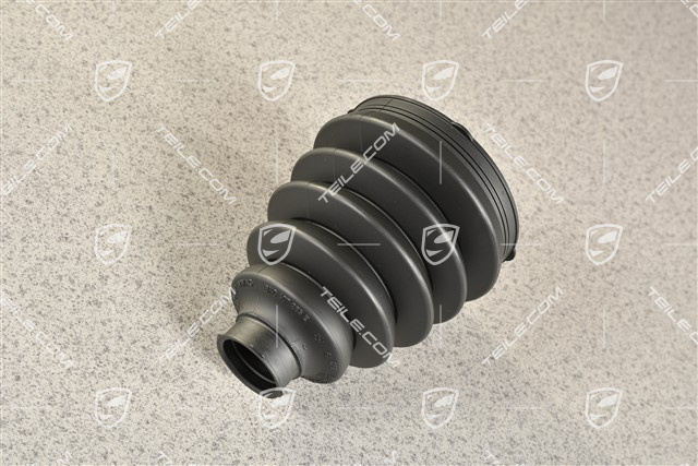 Dust boot / rubber bellow, external joint, front axle drive shaft, L=R