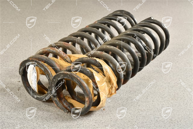 Schraubenfeder, HA, KENN - Orange, C2 / C4