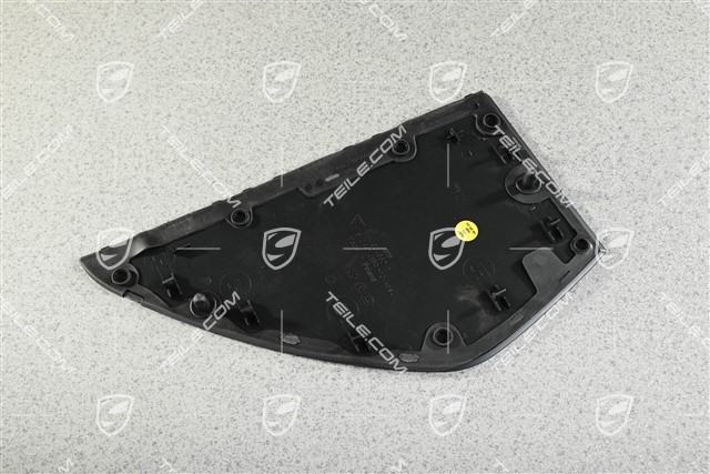 Osłona boczna deski rozdzielczej, czarna, R