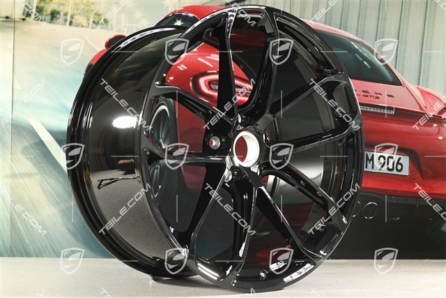 22'' Felga GT Design, 11,5J x 22 ET52, czarny wysoki połysk