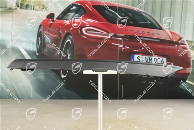Front bumper disc / trim, Sport Design Package, upper, Black matt, L