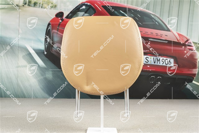 Head rest, rear, Smooth leather, Sand beige, R