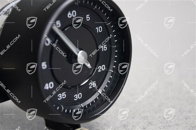 Stoper analogowy, Sport Chrono Paket Plus, czarny mat / galvano silver