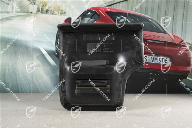 Notsitzkissen, Coupe/Targa, Leder, schwarz, L