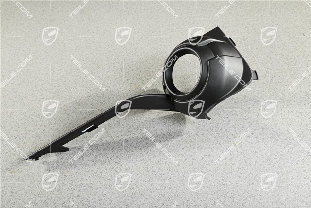 Turbo, Lamelka / blenda kratki zderzaka, ACC mit InnoDrive, Matowa czarna, L