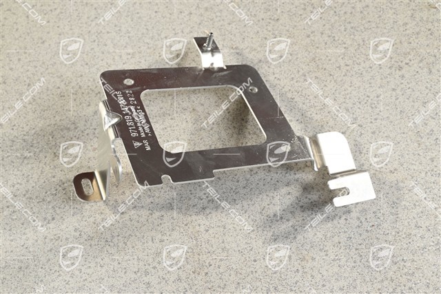 Support bracket, heat exchanger, front
