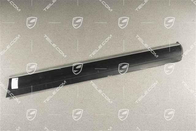 Listwa drzwi przednich, Pakiet aluminium, Czarno-szara, R