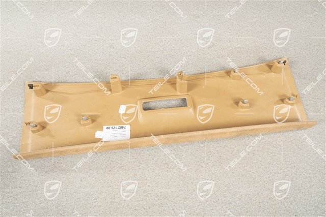 Abschlussleiste, hinten, Alcantara, Sandbeige