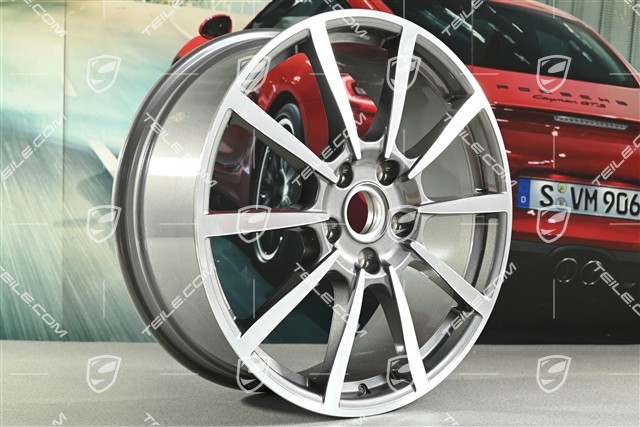 20-inch wheel Carrera Classic, 8J x 20 ET57 + 10J x 20 ET45, titanium dark