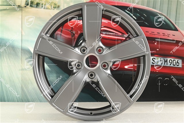 20" Felge Carrera Sport, 8,5J x 20 ET57, platinum seidenmatt