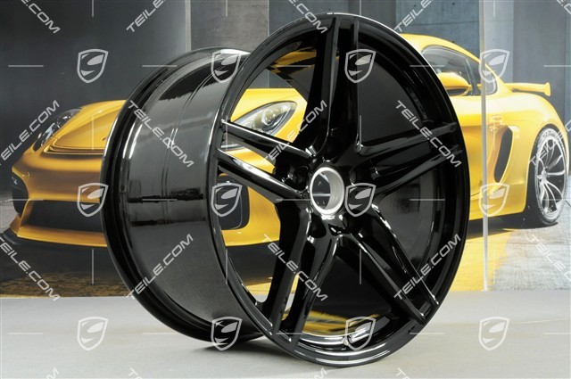 19" Felge Carrera VI, 11,5J x 19 ET56, schwarz hochglanz