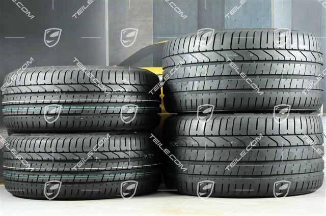 20" Sommerräder 911 Turbo S Exclusive Design, Felgen 11,5J x 20 ET56 + 9J x 20 ET51 + NEUE Sommerreifen 305/30 ZR20 + 245/35 ZR20, Schwarz Hochglanz